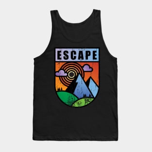 Escape to Sunset Mountain Tank Top